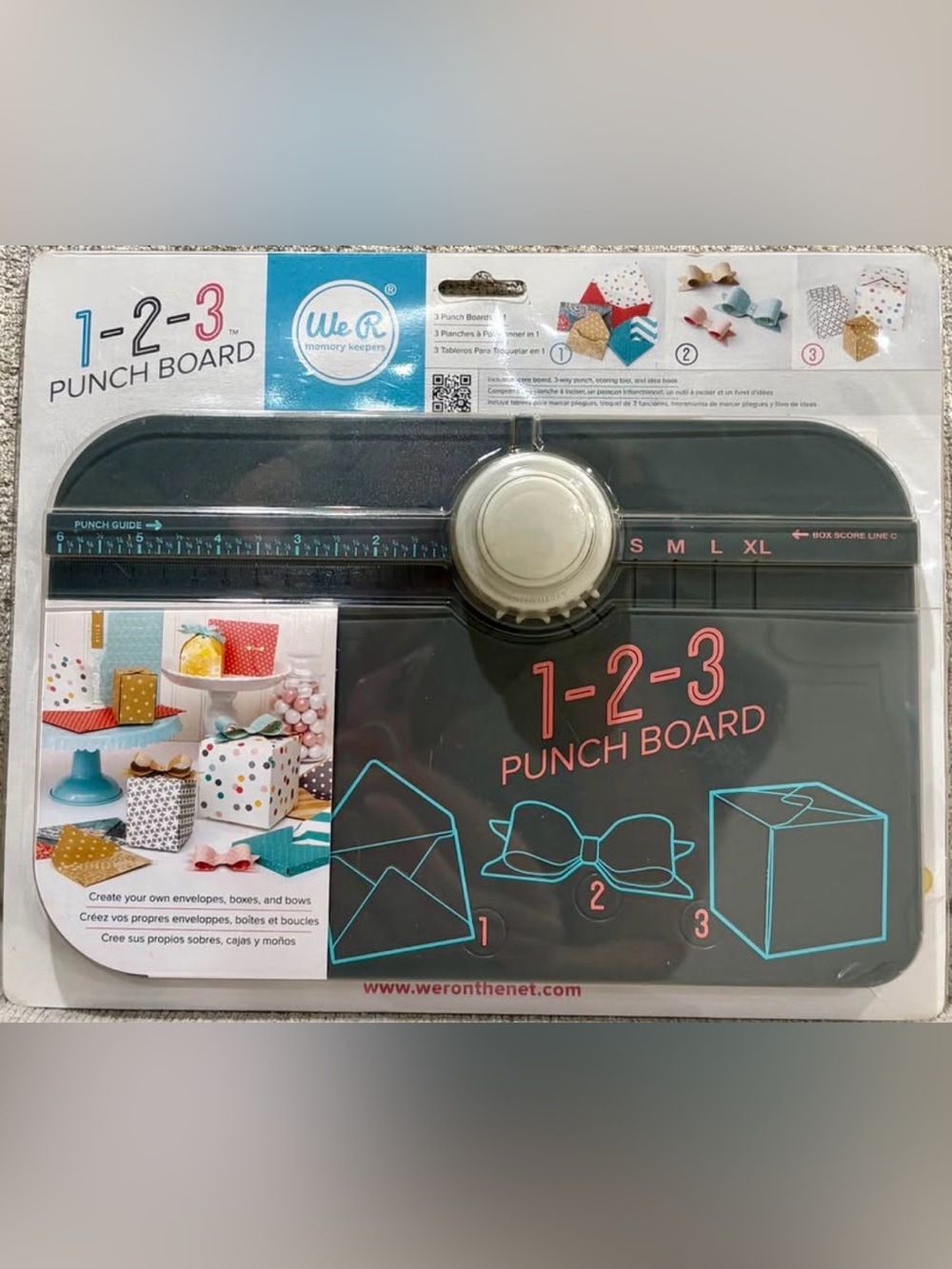 We R Memory Keepers 1-2-3 Punch Board